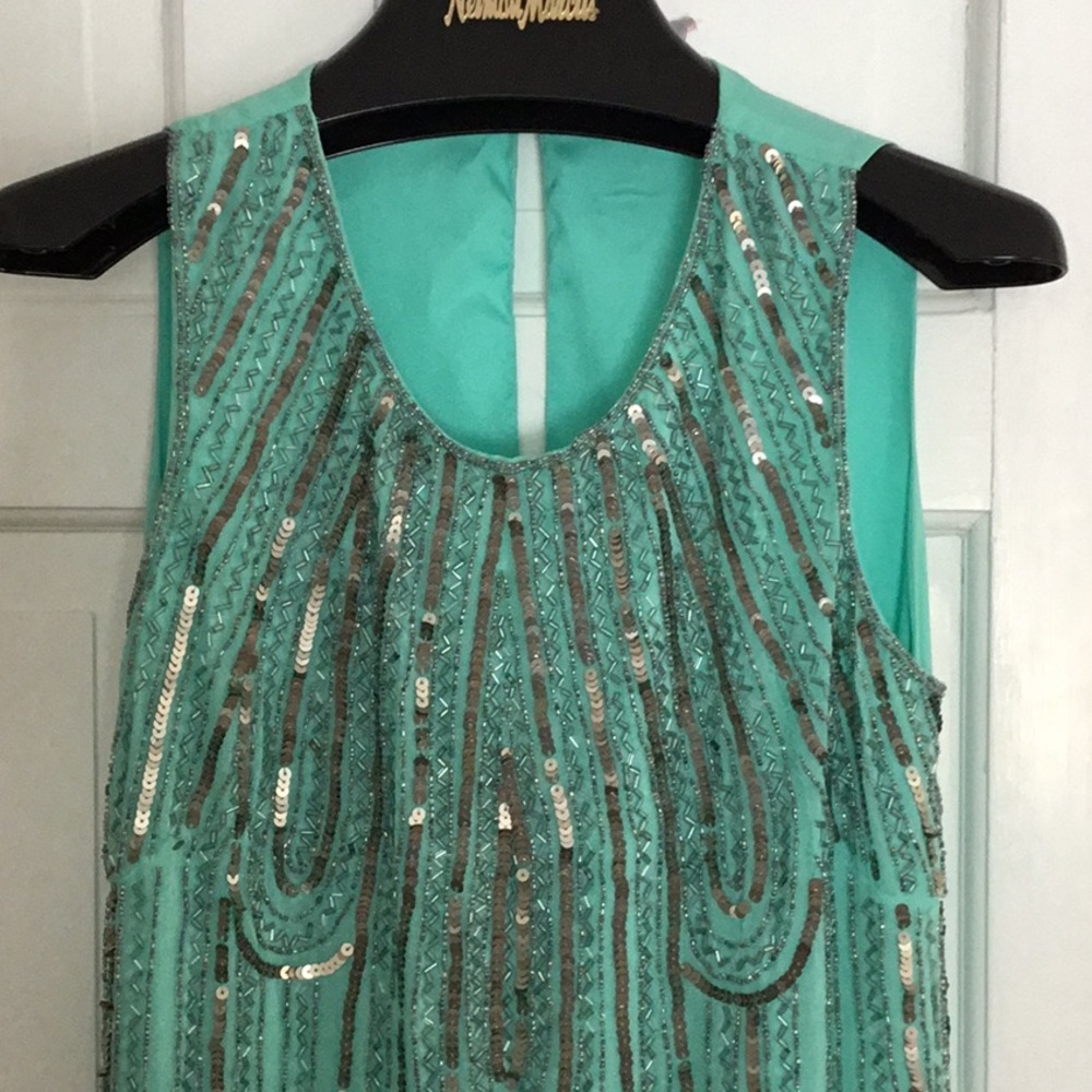1920s Gatsby Style Sequin Flapper Dress - image 2